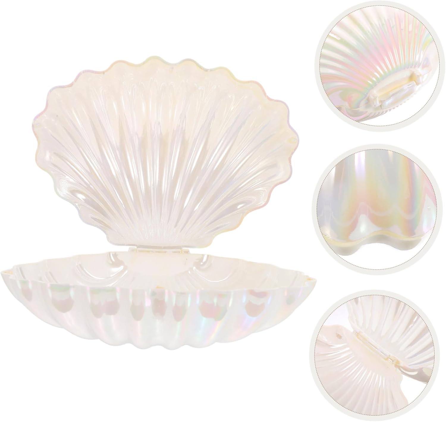 PRETYZOOM Shell Design Candy Box Mini Storage Case for Party Favors