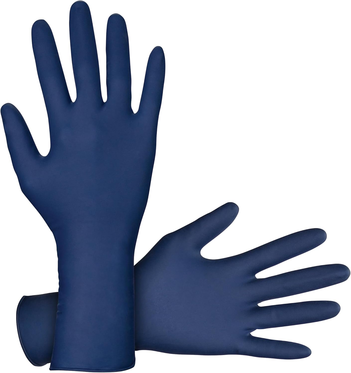 SAS Thickster Powdered Latex Gloves 14 Mil Large Blue Box of 50