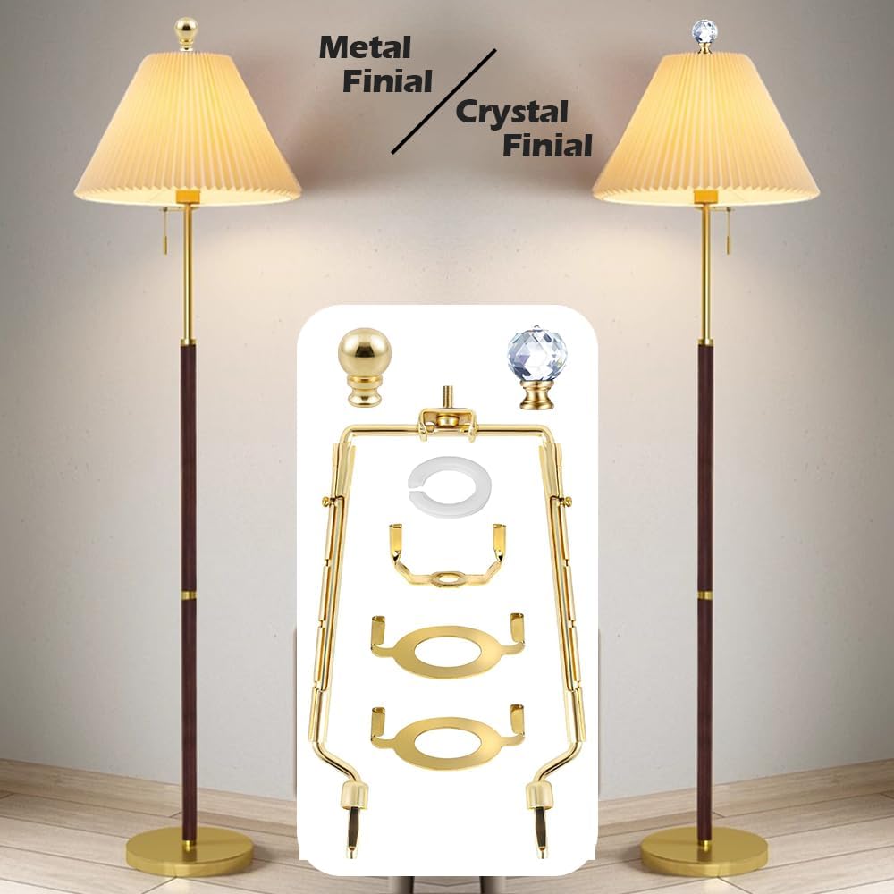 8 9 10 11 Inch Gold Lamp Harp Holder