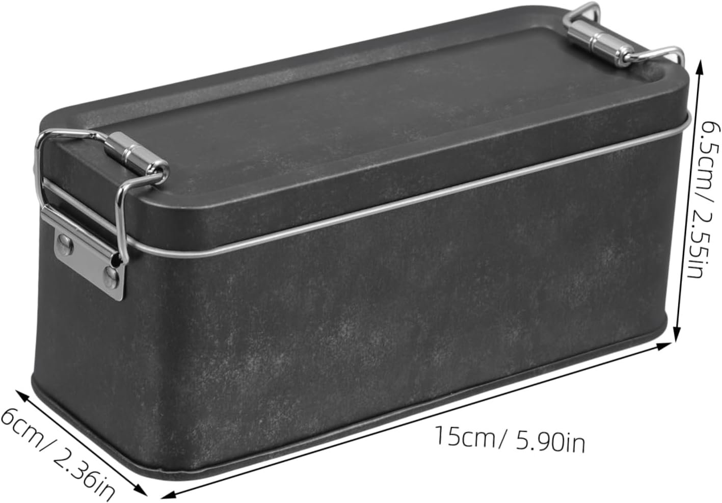 Vintage Tin Storage Box with Lid for Cookies Candies and Biscuits