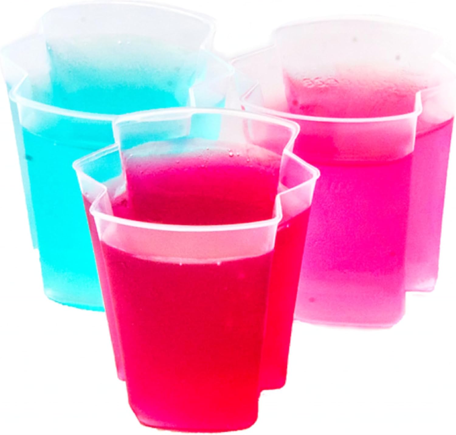 100 Pack Jello Shot Cups No Lids - Squeezable 2oz Party Cups