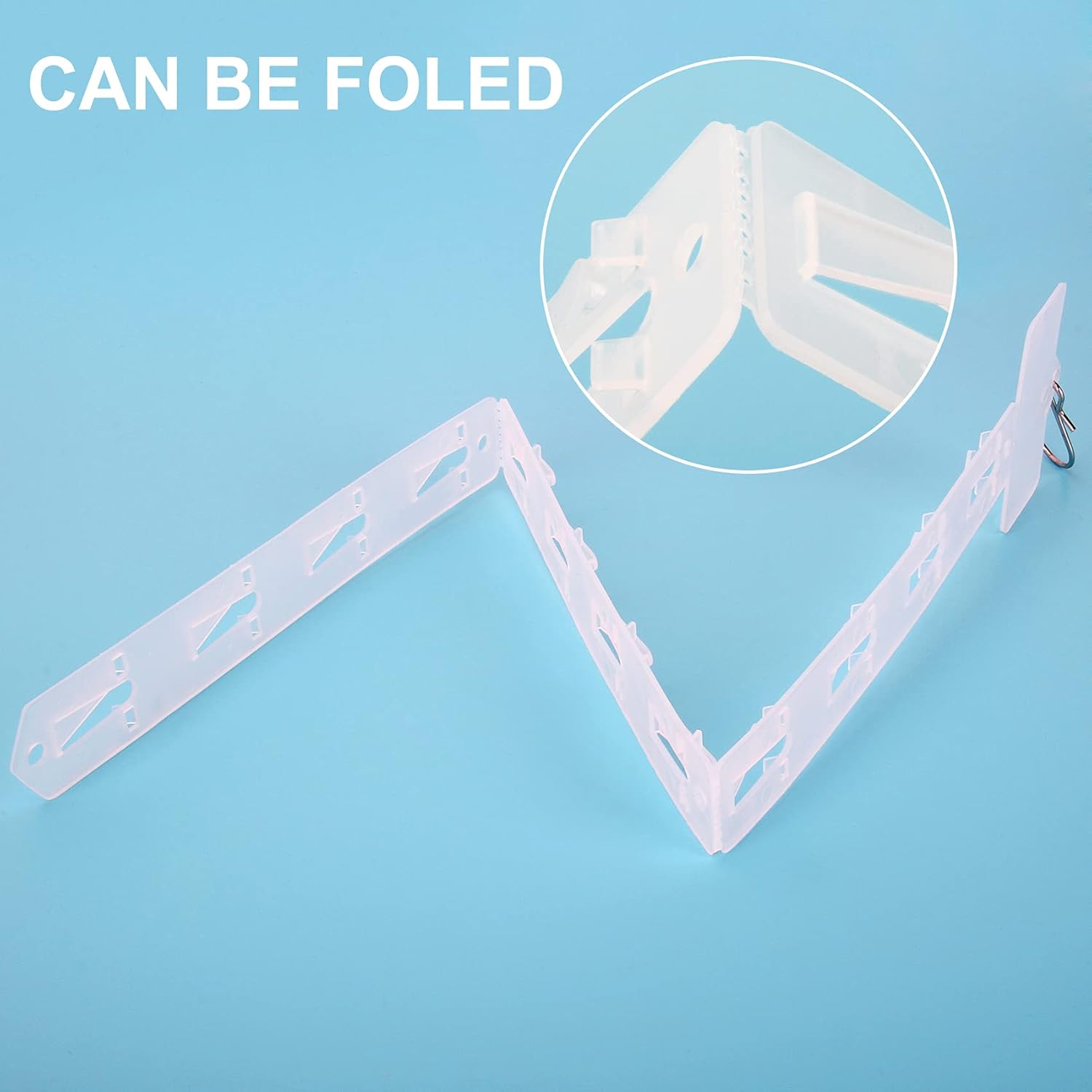 12 Pack Station Hanging Merchandise Strips with S Hooks