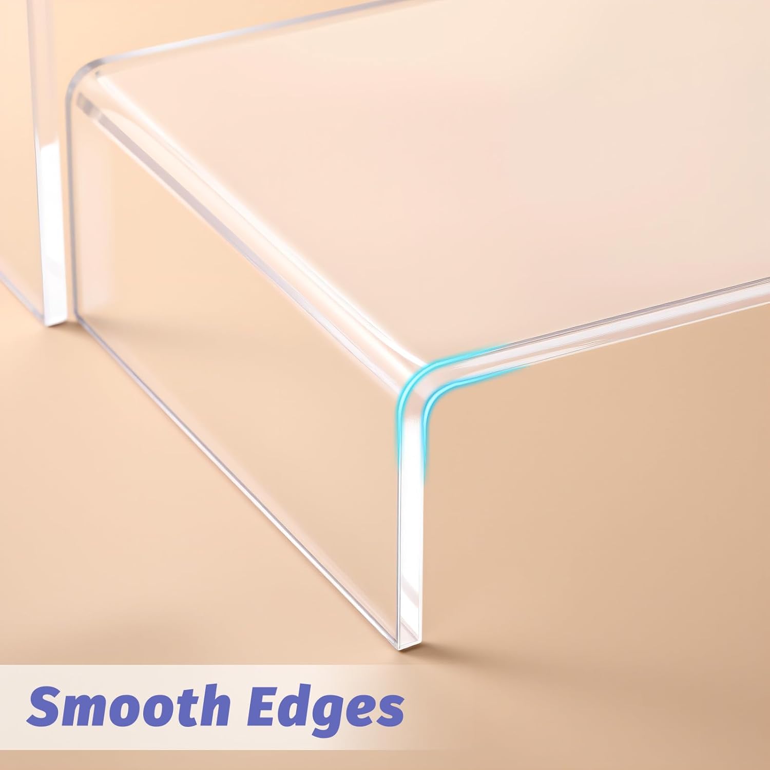 6 Pack Clear Acrylic Display Stands for Cupcakes Perfumes Toys Jewelry and More