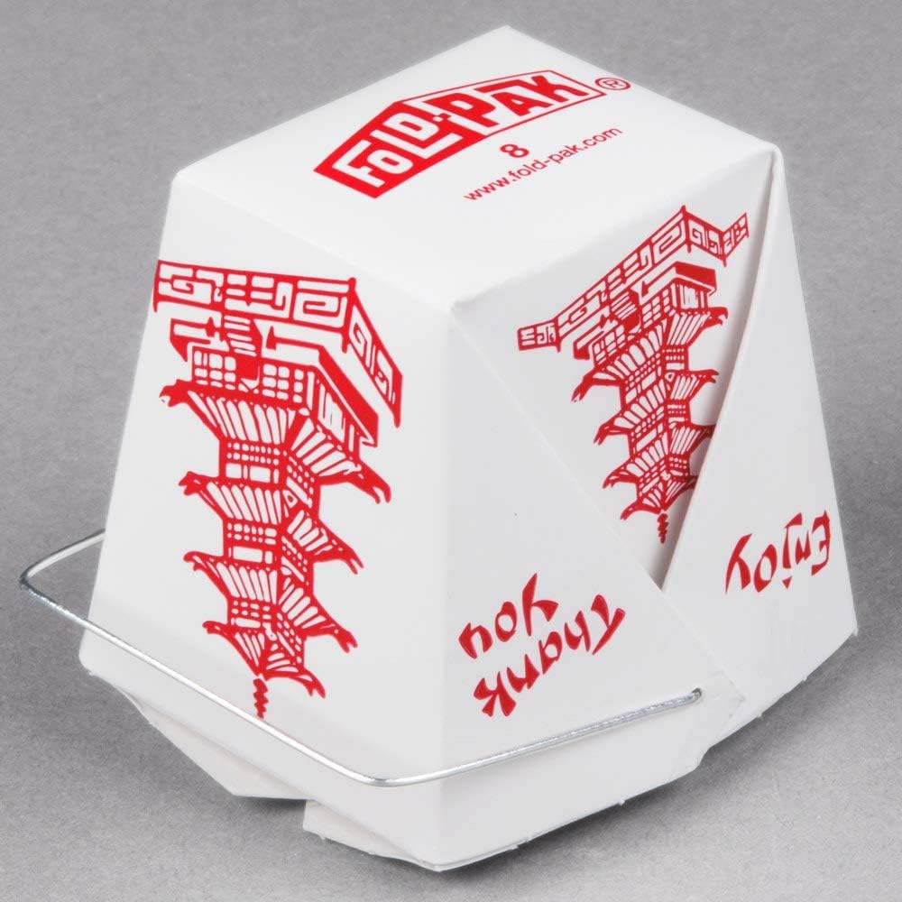 Pack of 15 Paper Take Out Boxes with Handle