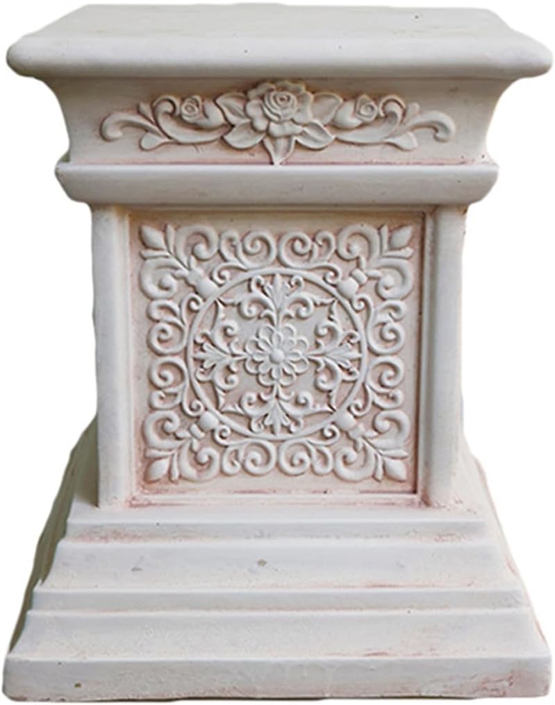 White Exquisite Roman Columns Display Stand for Wedding and Event Decor