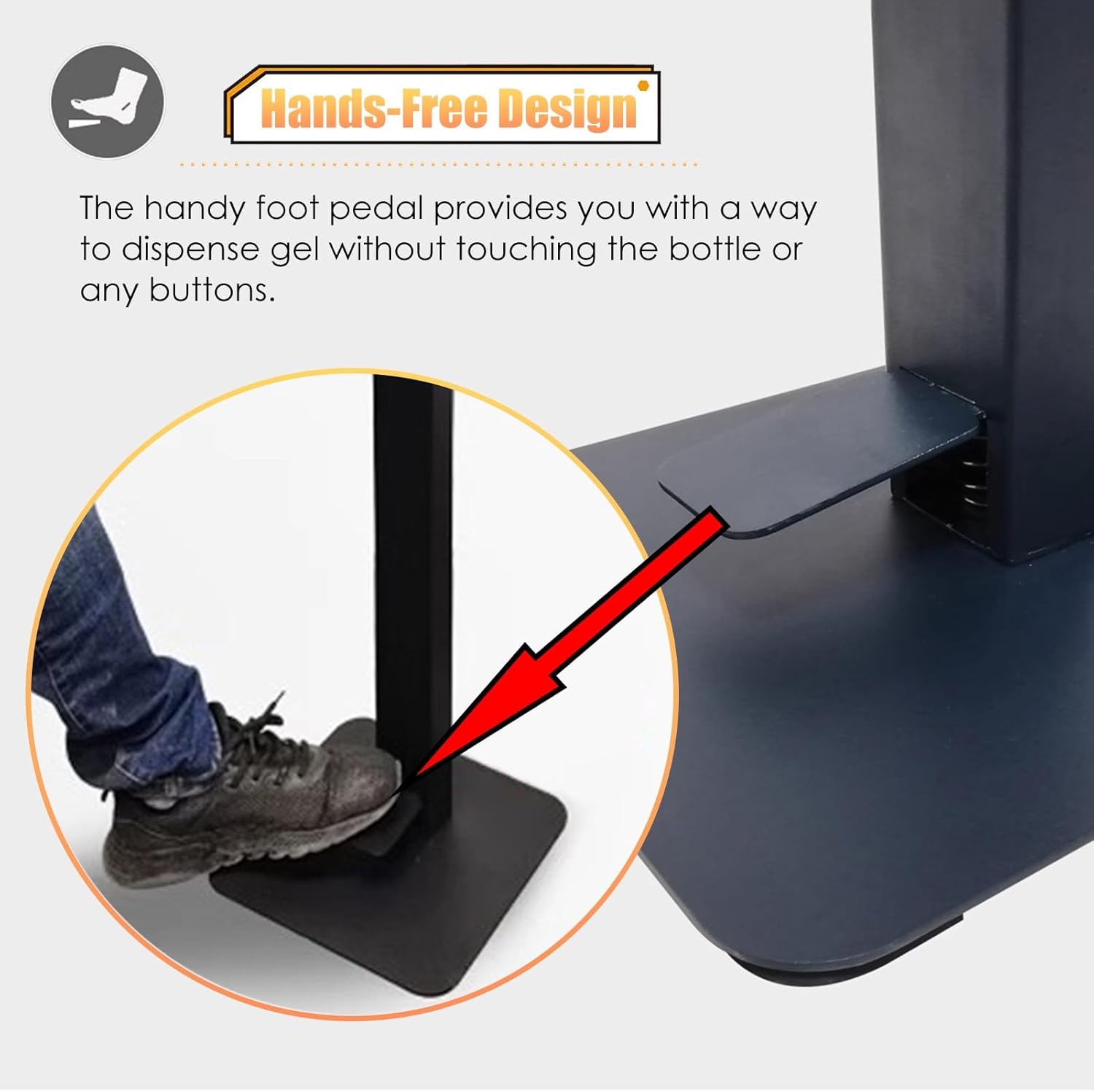 ERRULAN Touchless Hand Sanitizer Floor Stand