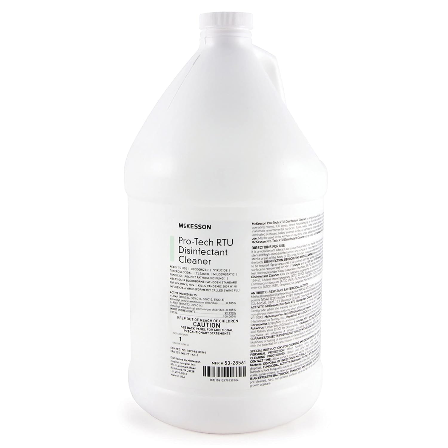 McKesson Pro-Tech Surface Disinfectant Cleaner 1 Gallon