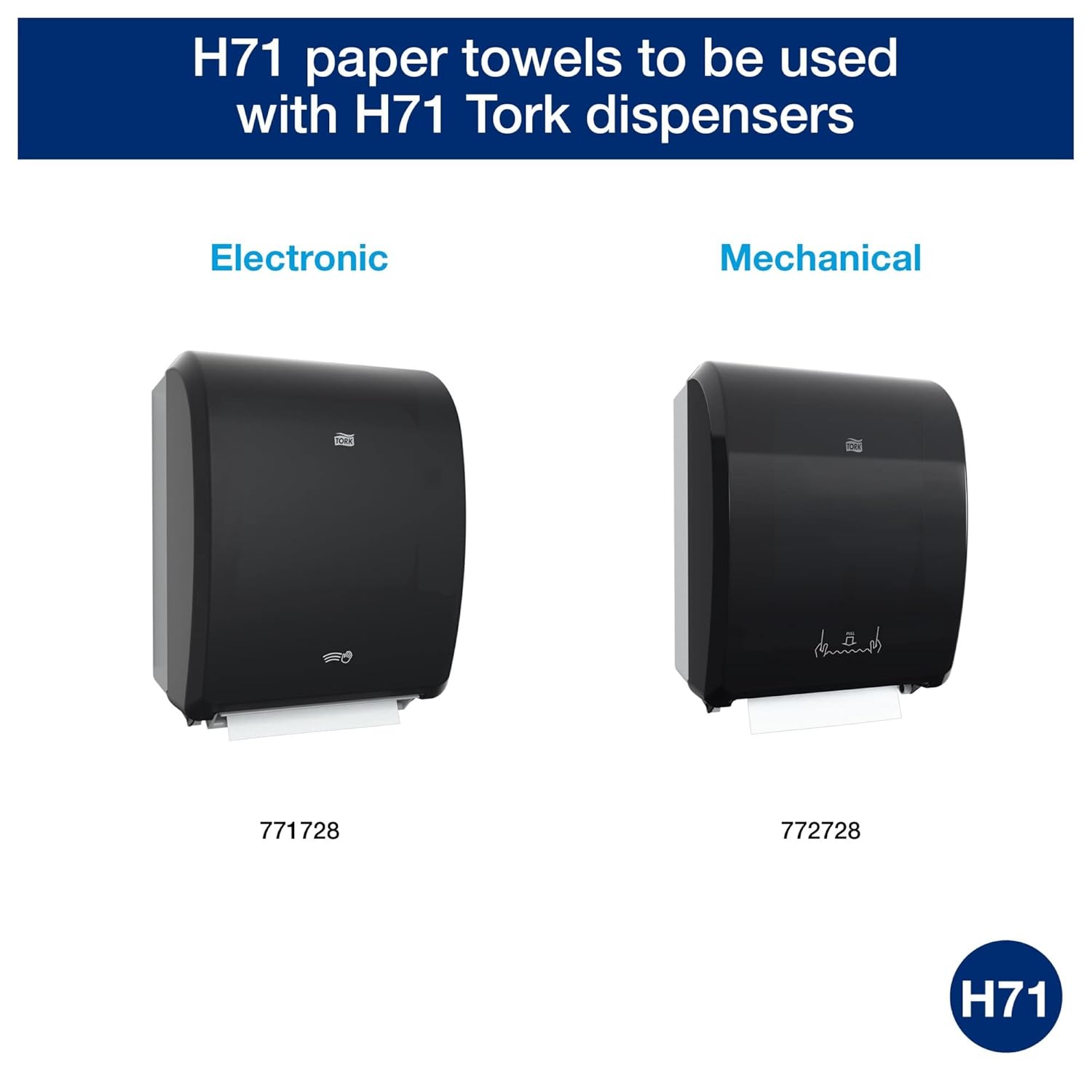 Tork Hand Towel Roll 630ft 100 Recycled 1-Ply 6 Rolls