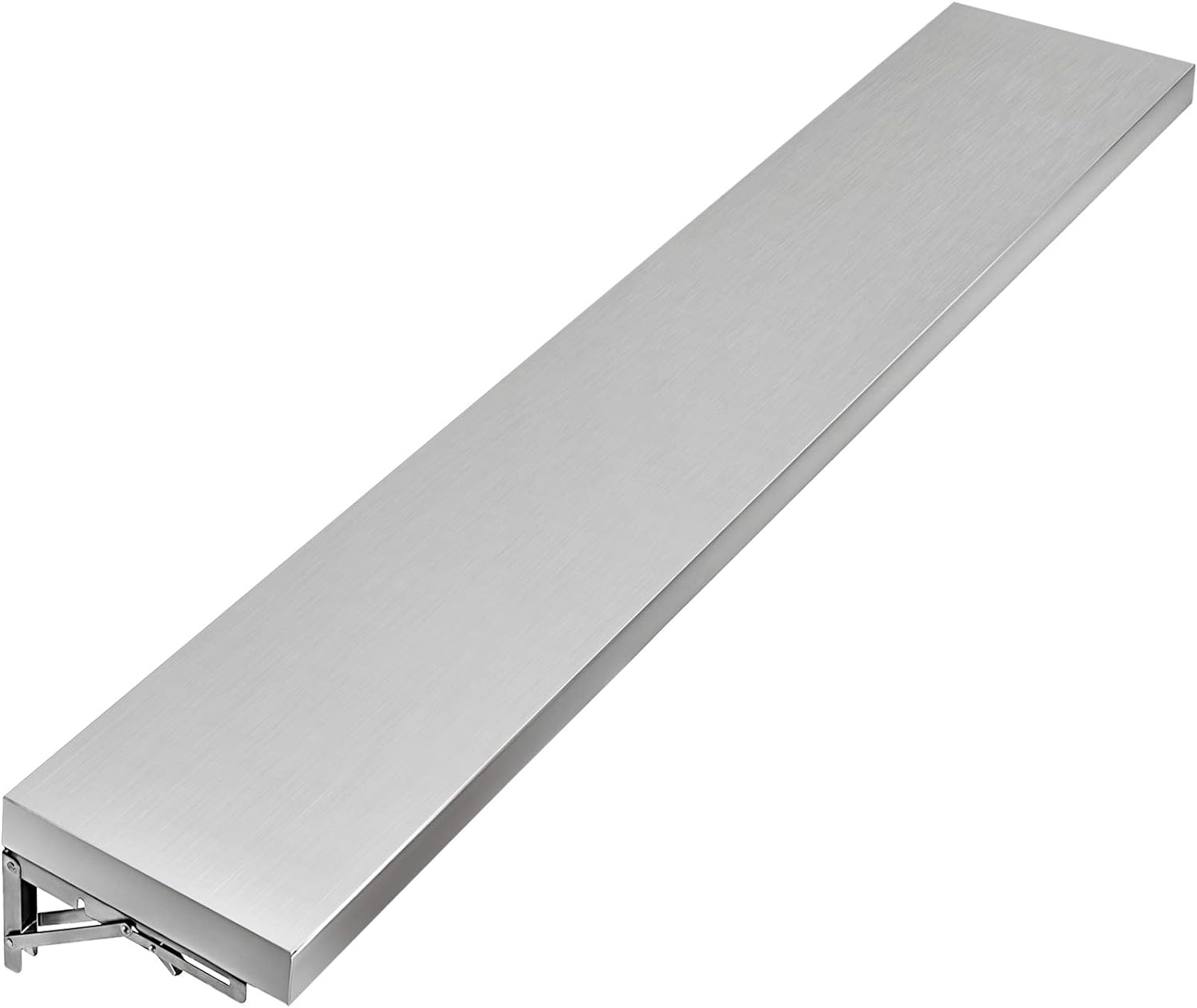 Happybuy Concession Shelf 708 x 114 Inch Stainless Steel Frame