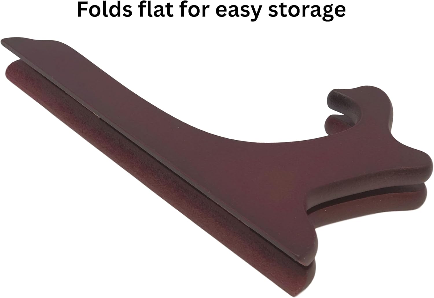 Mahogany Wooden Easels Set of 2 - 11 H Folding Display Stands
