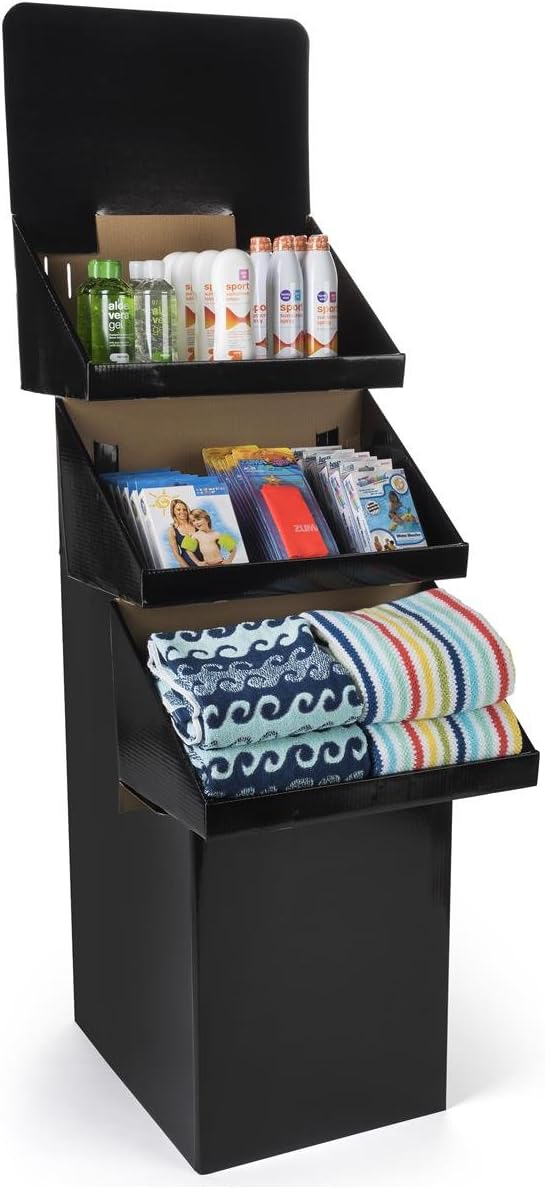 3 Tier Point-of-Purchase Display Bin Set of 3