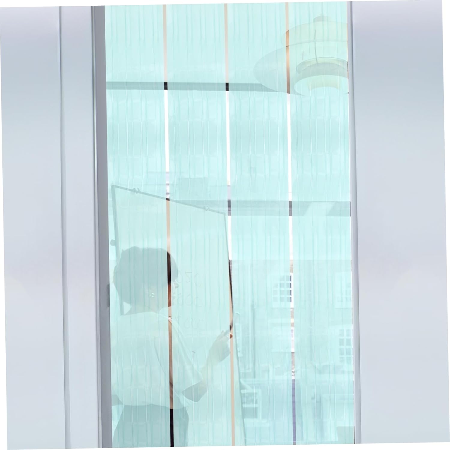 MAGICLULU Doorway Strip Curtain Roll Up PVC Partition Door Curtain