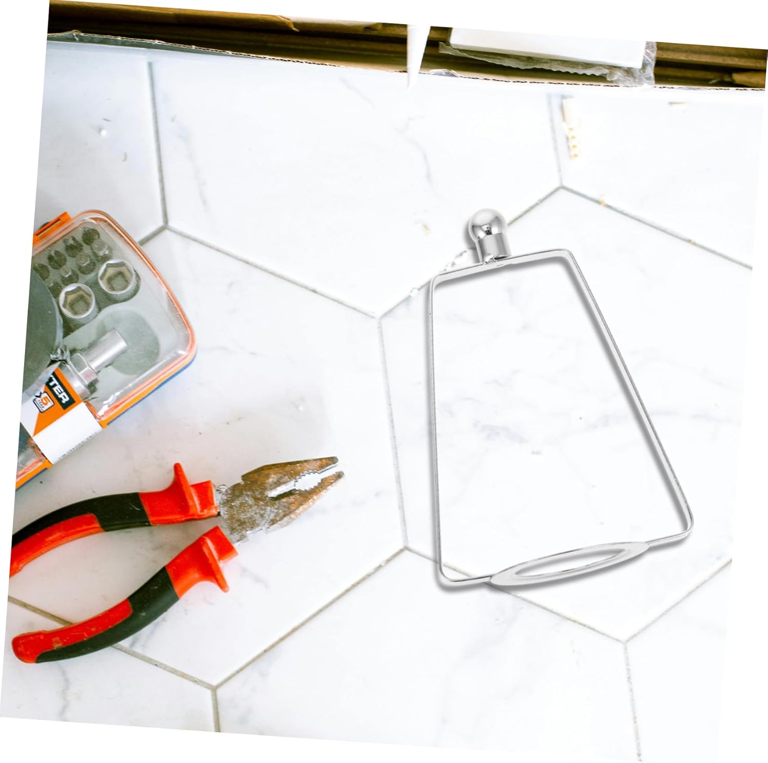 Crystal Lamp Stand for DIY Harp Lamp Shade Frame Adapter