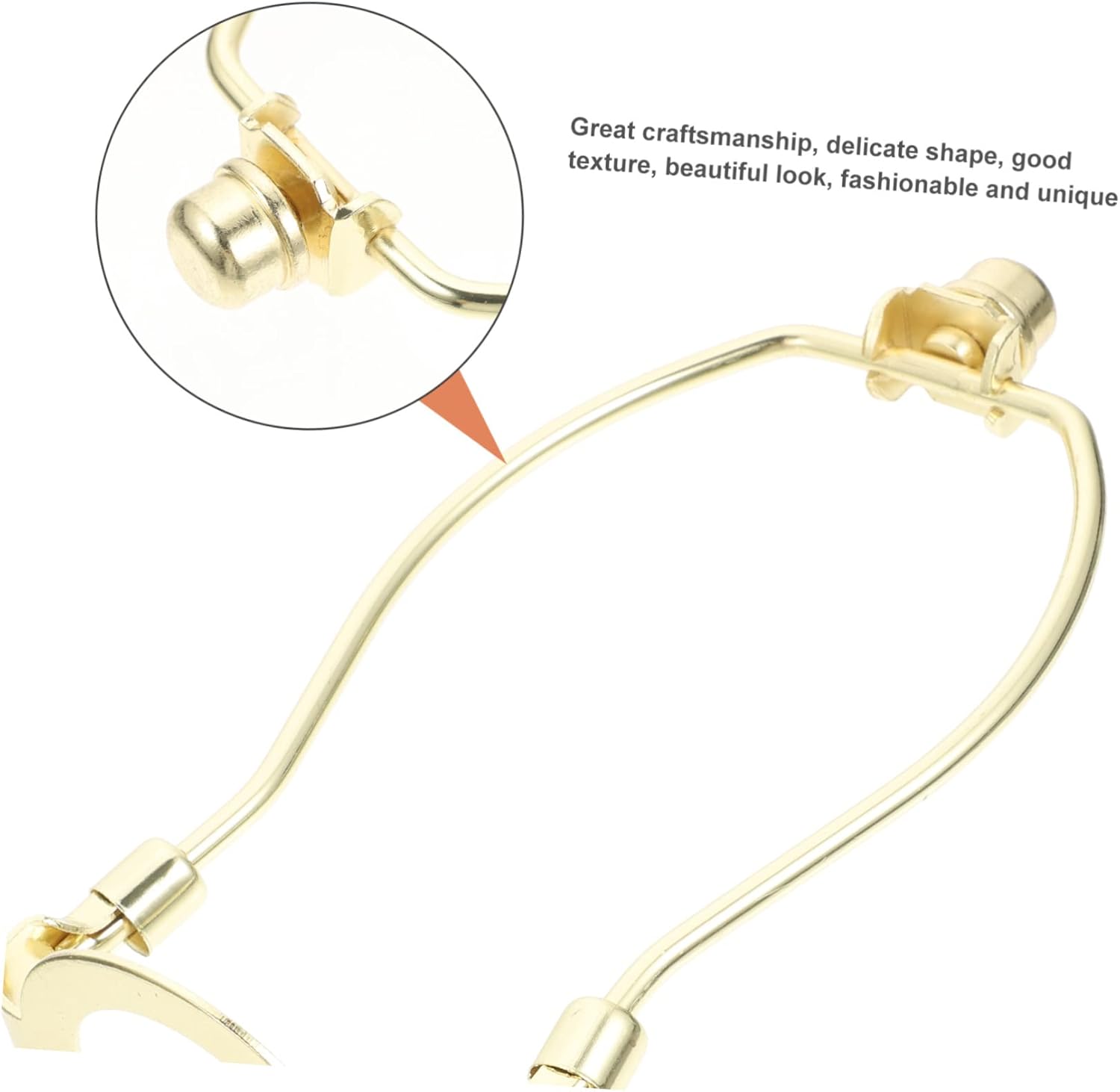 1set Heavy Duty Lamp Harp Bracket Adapter for Table and Floor Lamps