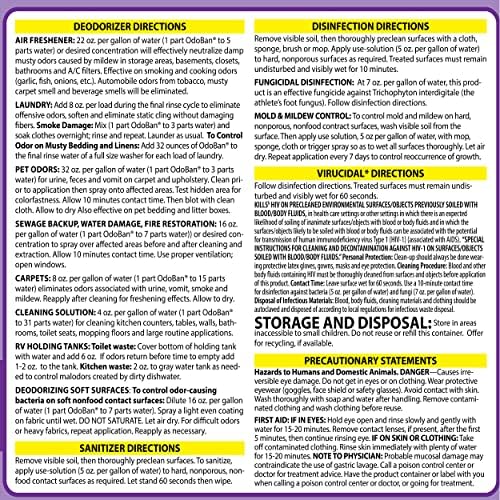 OdoBan Disinfectant Concentrate with Lavender Scent 4 Gallons