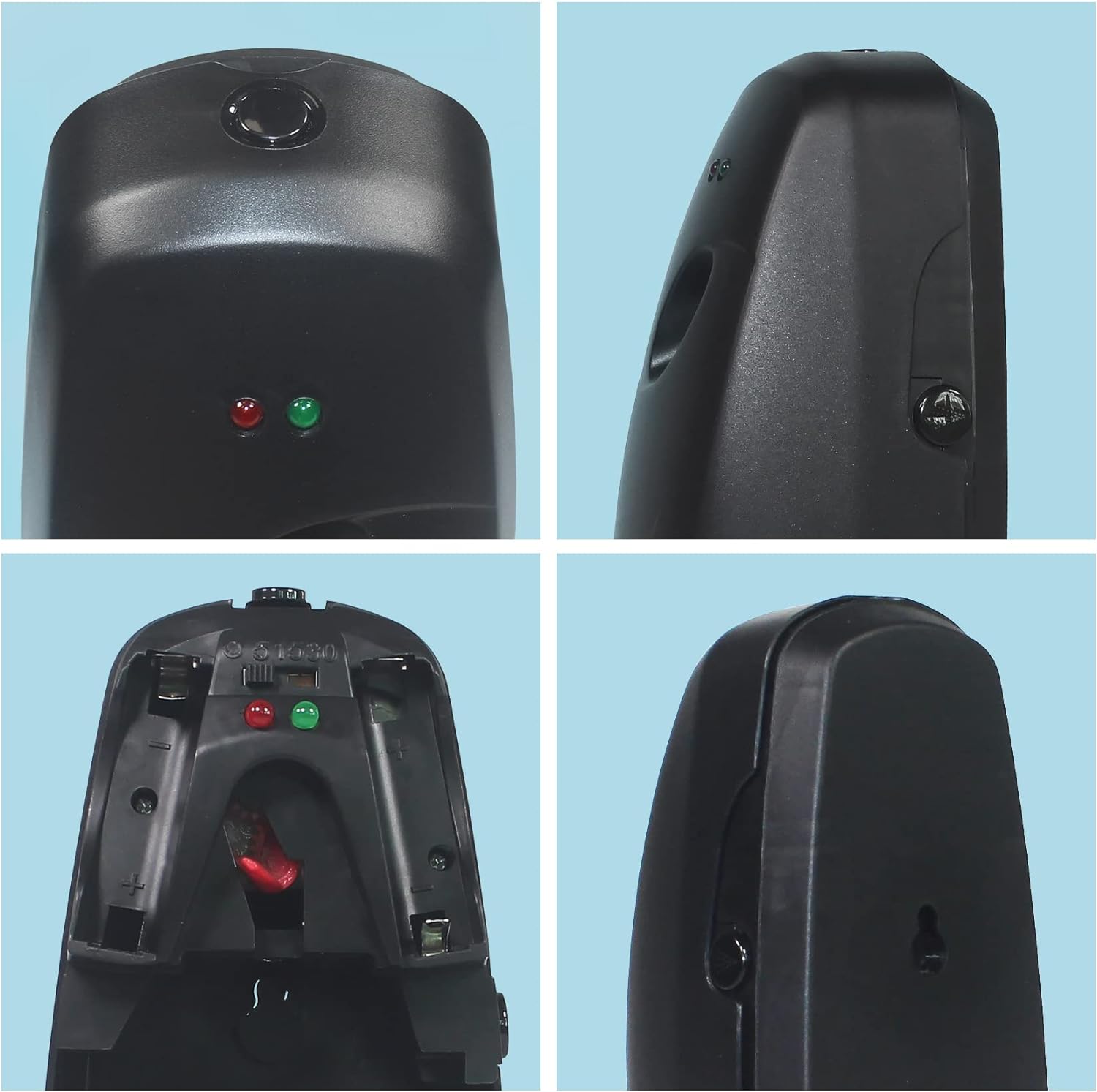 Automatic Air Freshener Spray Dispenser 2-Pack - Black