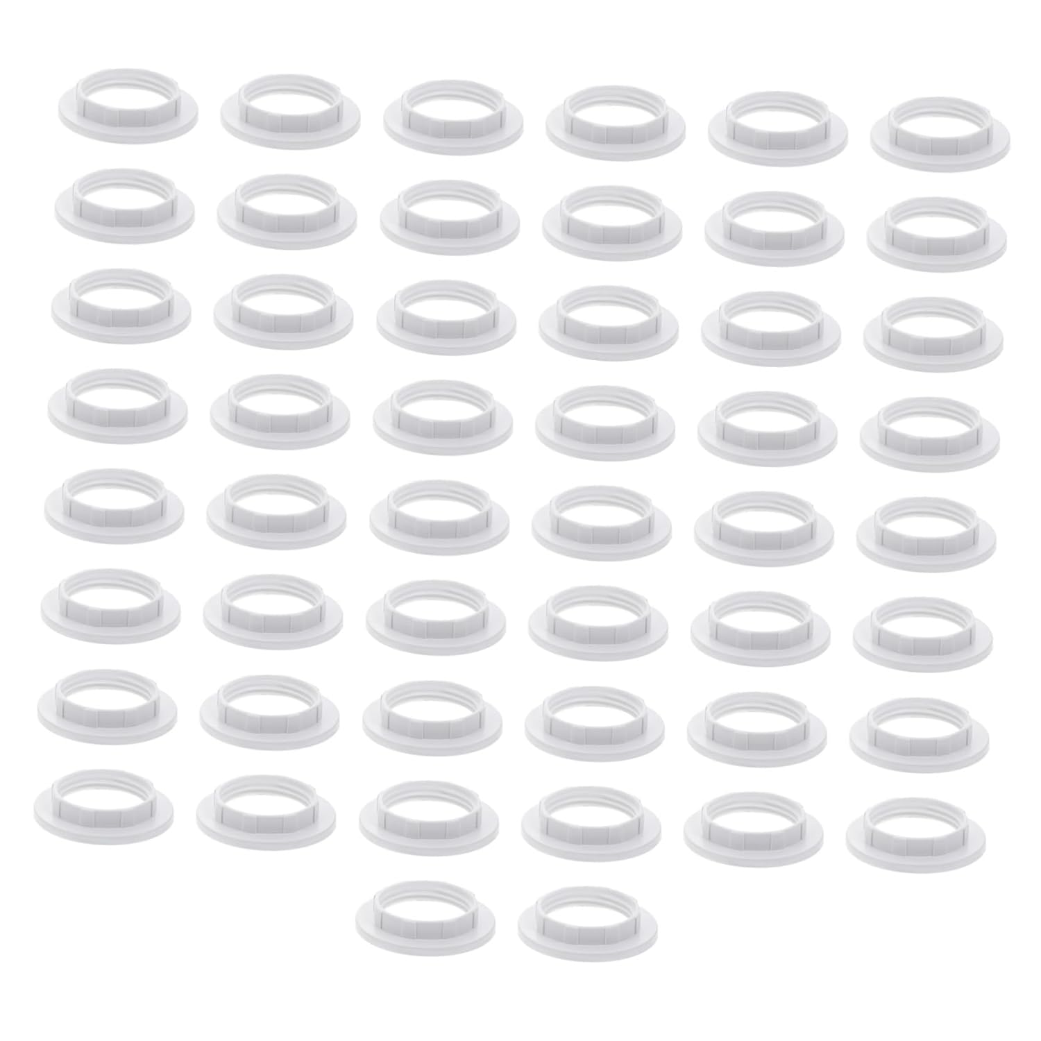 Homoyoyo 50pcs Plastic Lampshade Collar Replacement