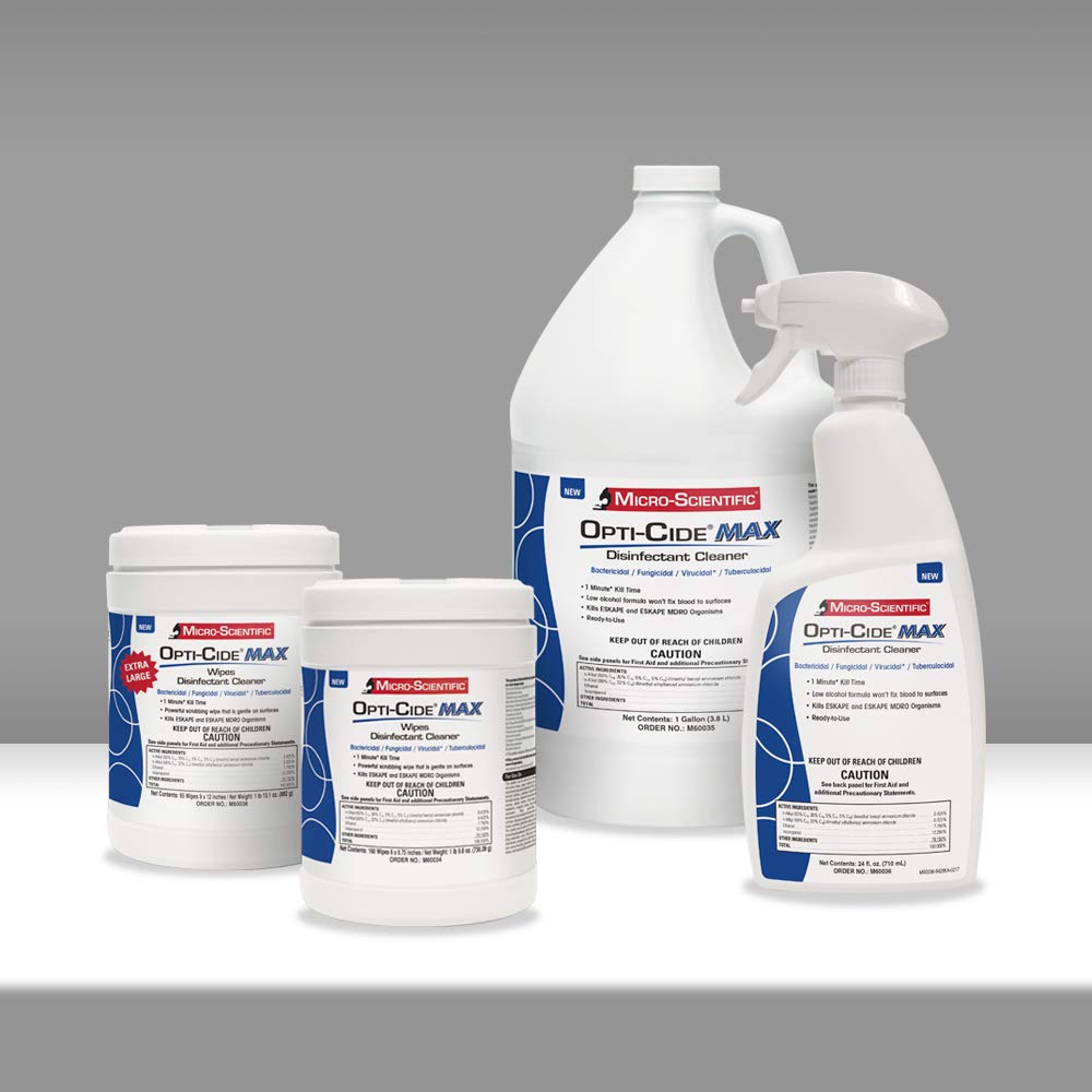 Micro-Scientific M60035 Opti-Cide Max Disinfectant Cleaner 1 Gallon