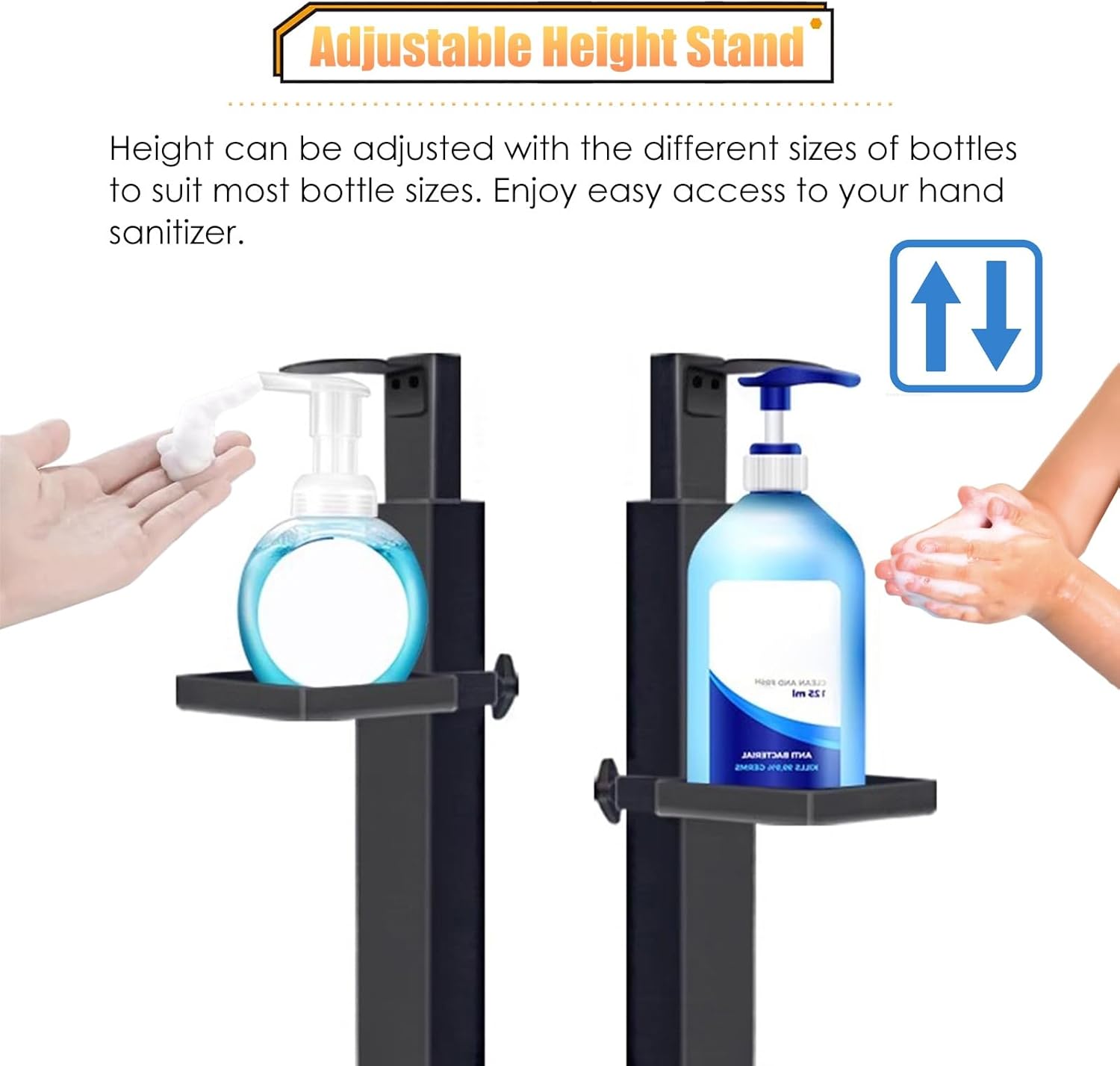 ERRULAN Touchless Hand Sanitizer Floor Stand