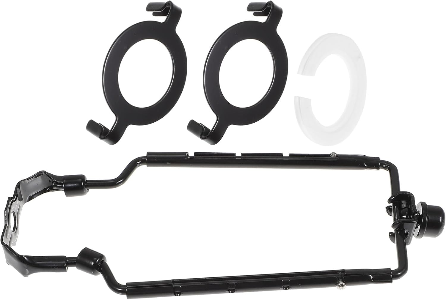 1set Lamp Shade Harp Holder Kit for Table and Floor Lamps Black Alloy