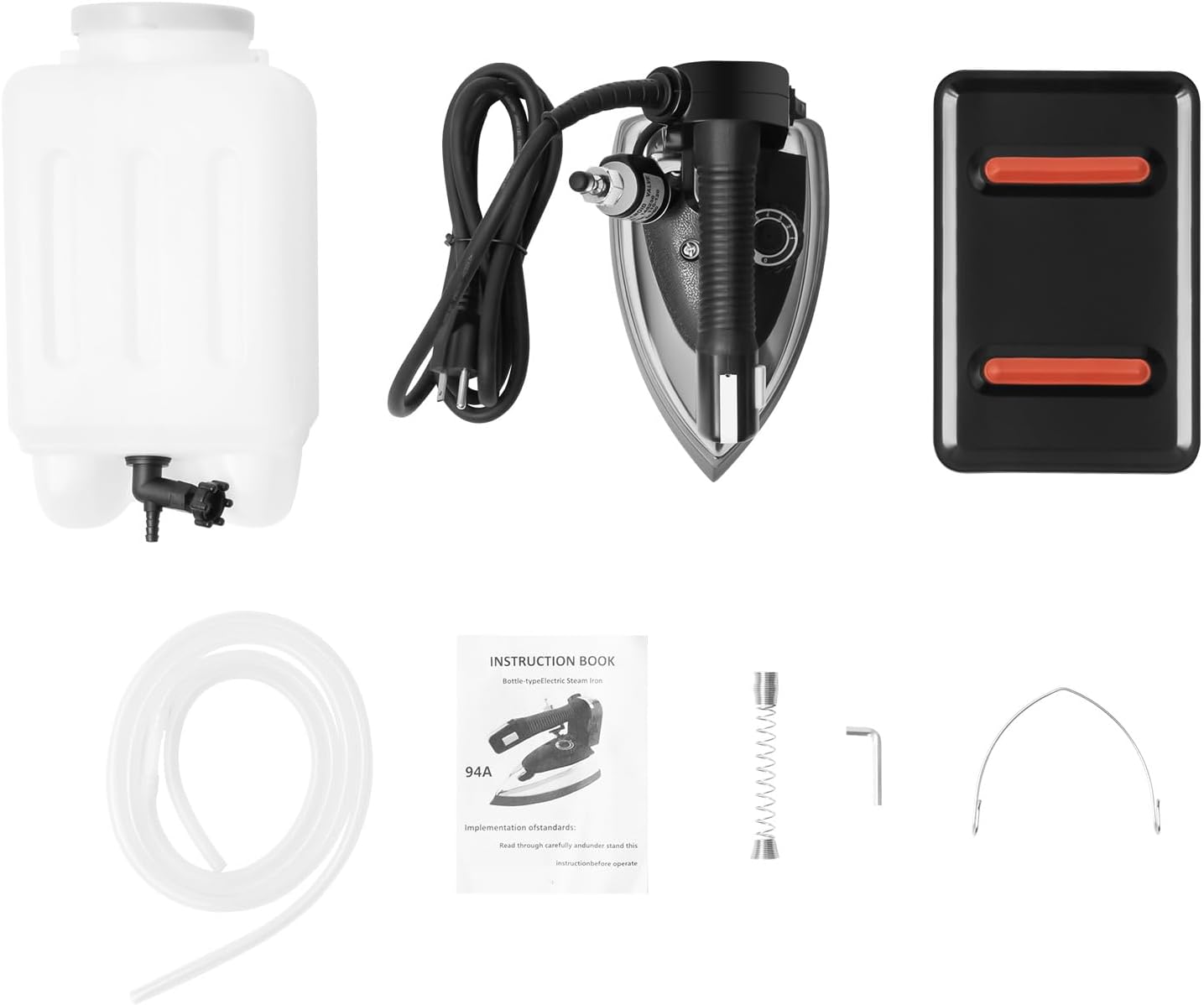 DYRABREST Industrial Gravity Steam Iron with 3L Tank and Accessories