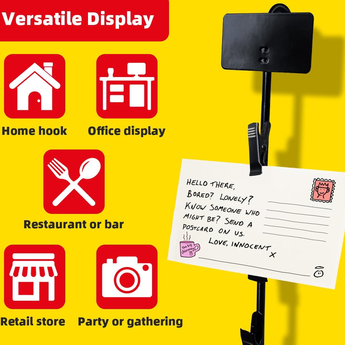 Hanging Merchandise Strips with Hooks for Retail Displays