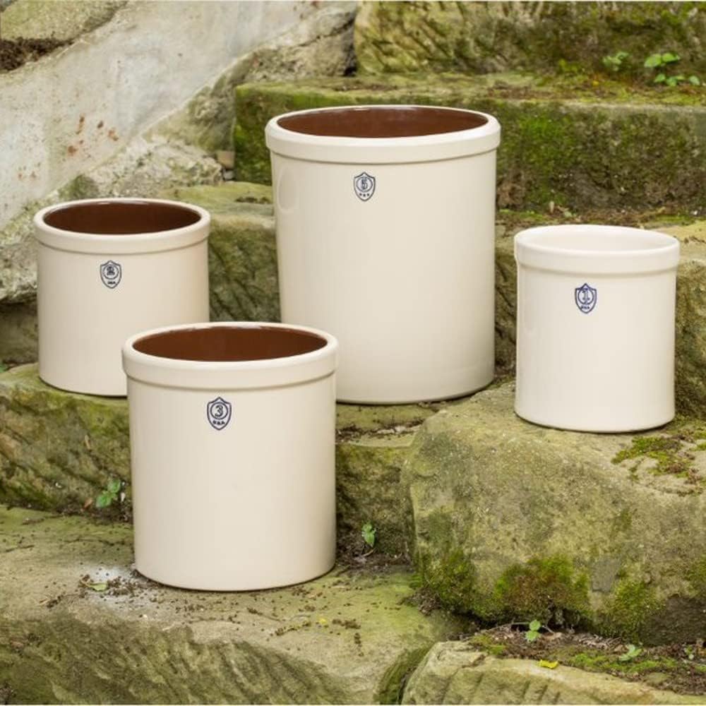 Gardeners Supply Company Ohio Stoneware 1 Gallon Crock