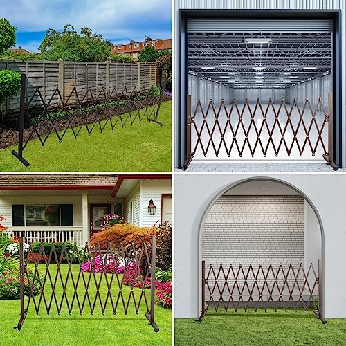 Aluminum Decorative Garden Fence with Casters