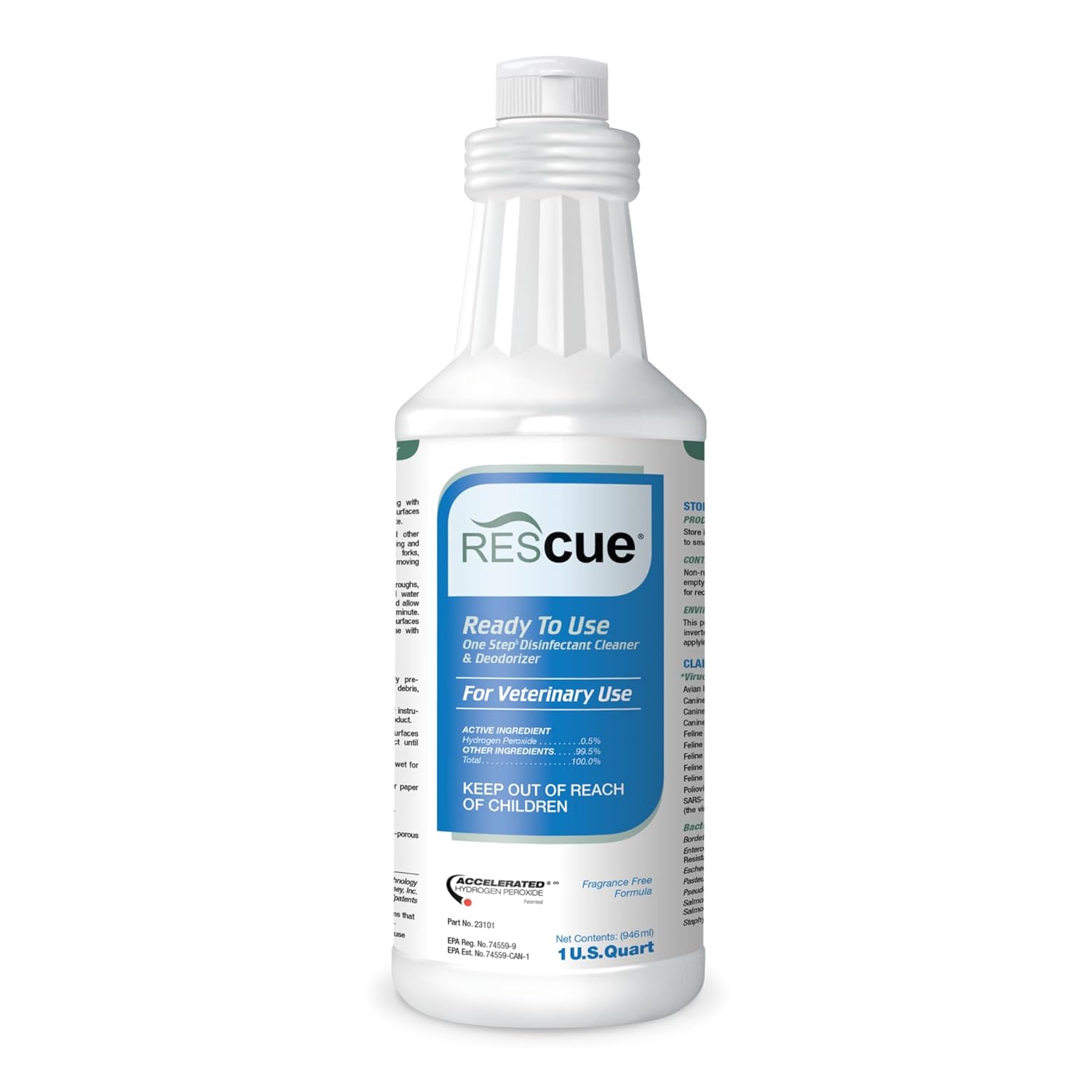 Rescue One-Step Ready to Use Disinfectant Cleaner Deodorizer 32 Ounce