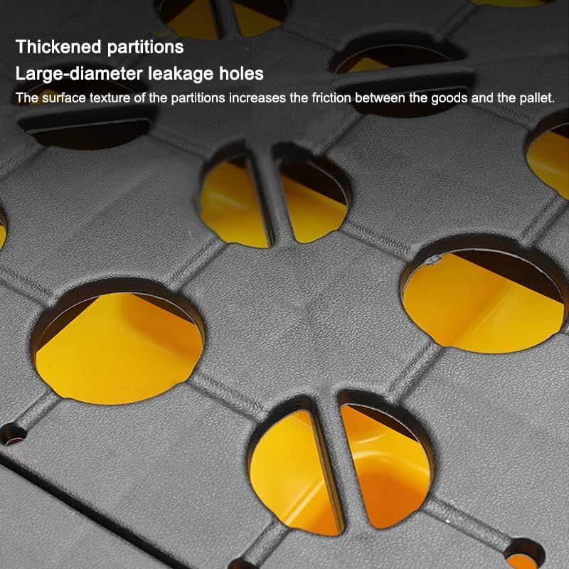 Stackable Oil Drum Pallet with Drain Port and Modular Design