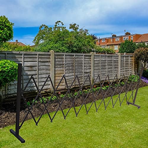 Aluminum Decorative Garden Fence with Casters