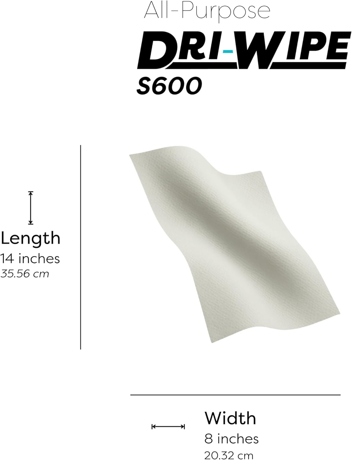 Dri-Wipe S600 by SMPLY Brands - 10 Boxes of 126 Wipes 8 x 14 Center-Pull Sheets