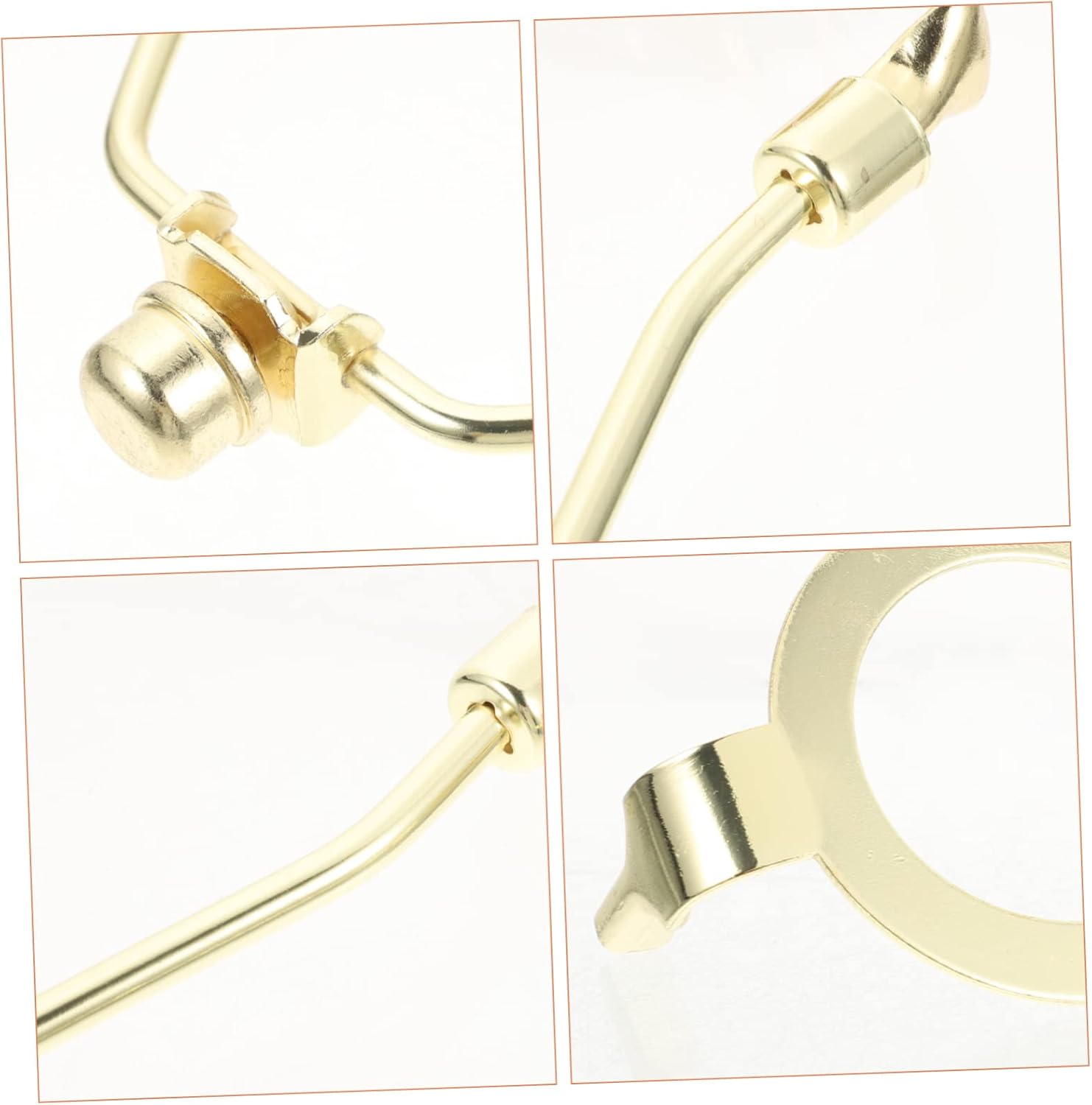 1set Heavy Duty Lamp Harp Bracket Adapter for Table and Floor Lamps