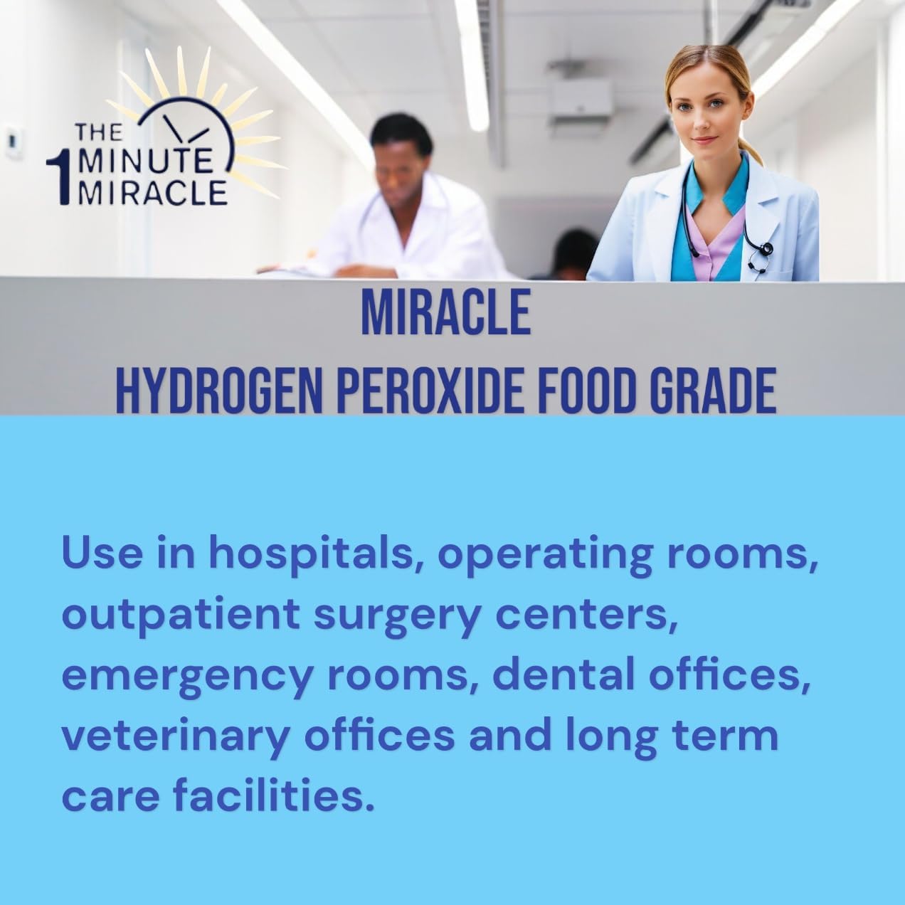 12 Food Grade Hydrogen Peroxide with Dropper Bottle