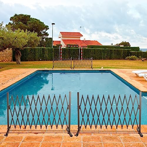 Aluminum Decorative Garden Fence with Casters