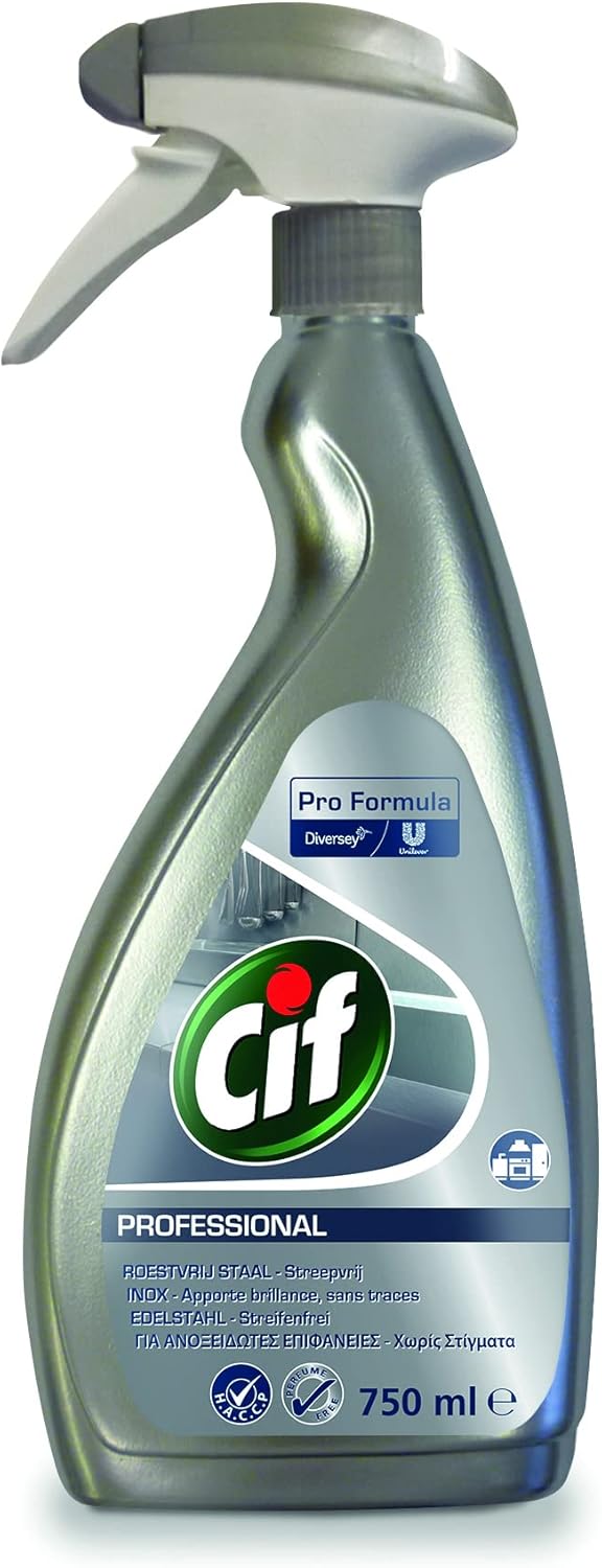 Cif Professional Stainless Steel Liquid Cleaner 750 ml