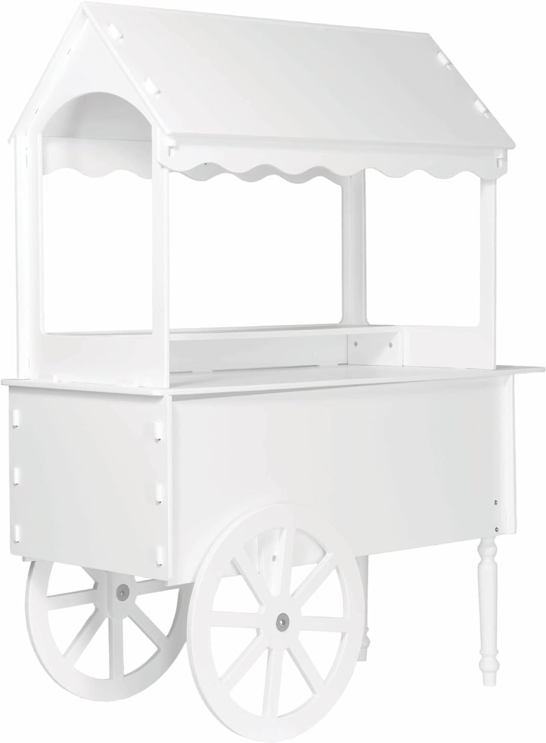 ZETY Vintage Candy Cart Display Stand with Wheels