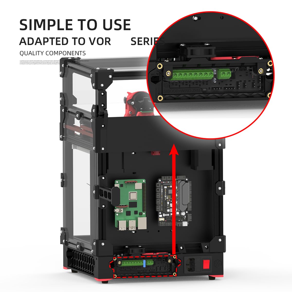 1 Piece Klipper Expander Board for Voron 3D Printer