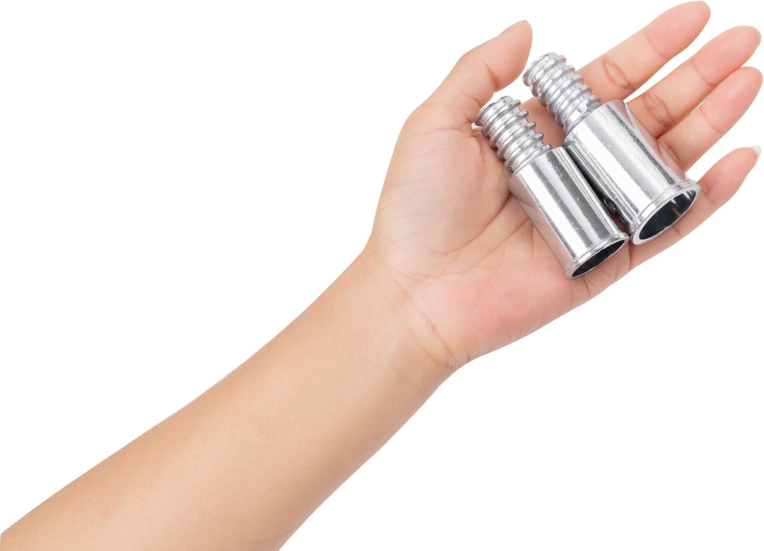 2-Pack 1 Inch Threaded Tips for Broom Handle Repair