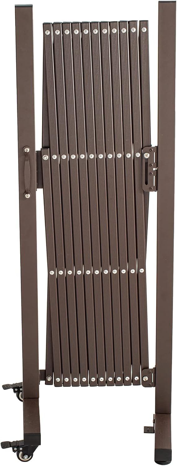 Aluminum Decorative Garden Fence with Casters