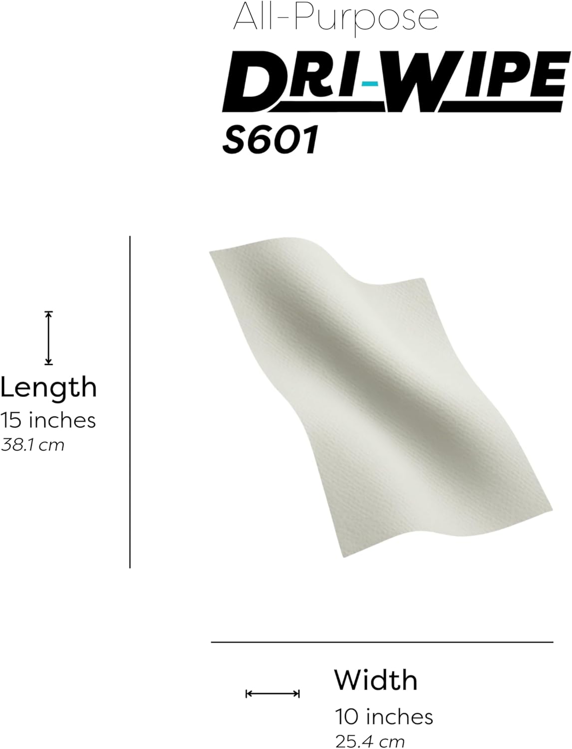 Dri-Wipe S601 by SMPLY Brands 252 Wipes All-Purpose Disposable Cleaning