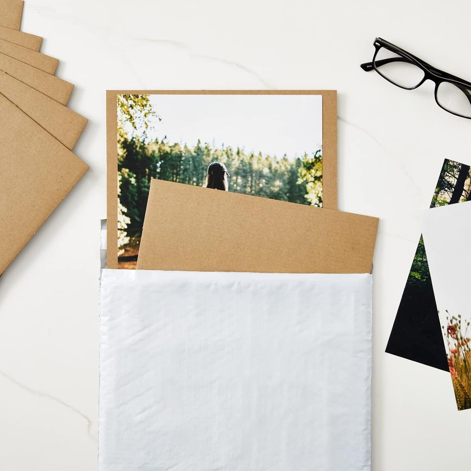 50 Pack Corrugated Cardboard Sheets 9x12 for Packaging and Crafts