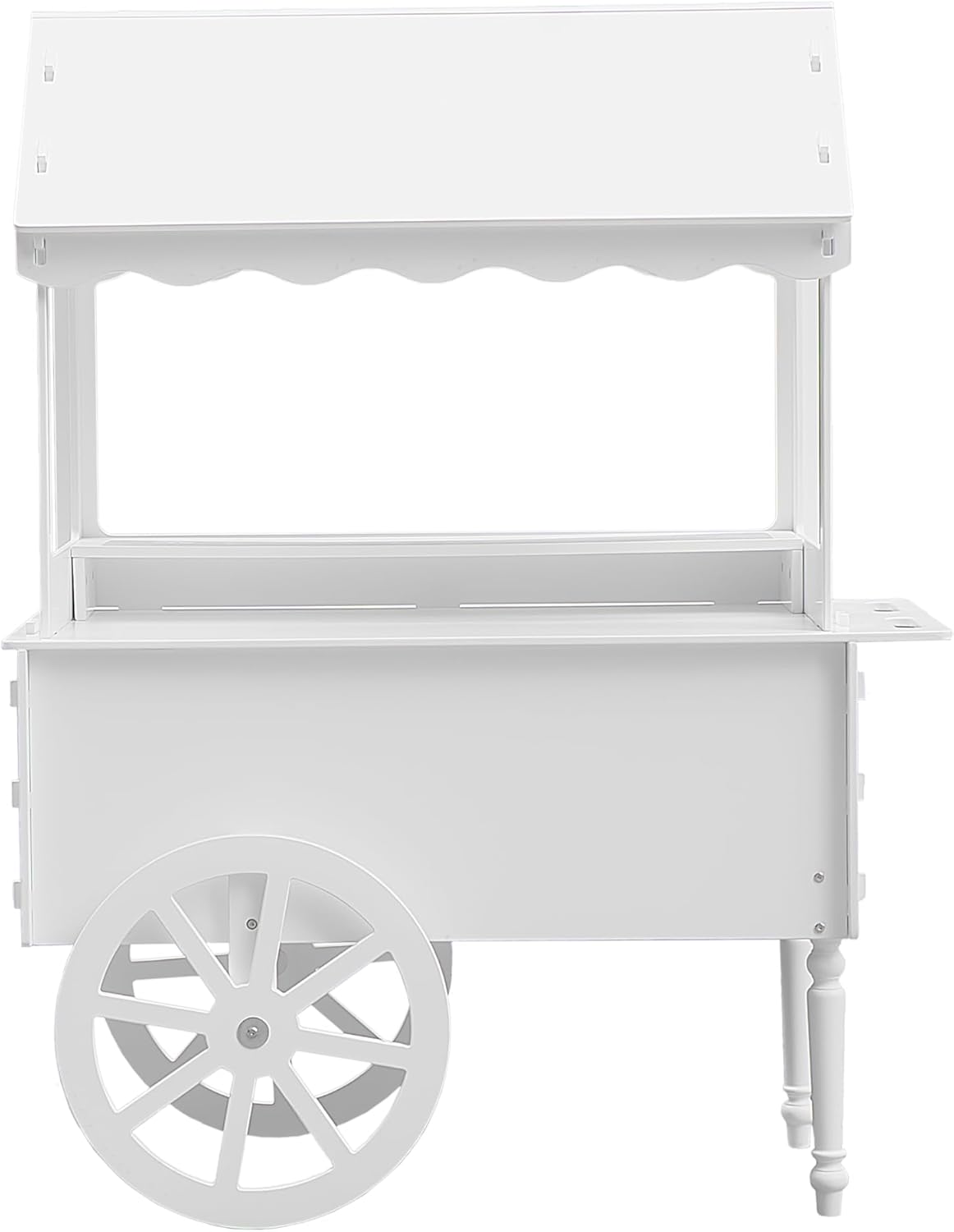 ZETY Vintage Candy Cart Display Stand with Wheels
