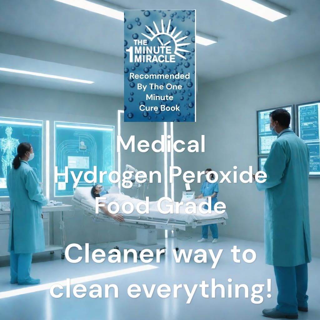 12 Food Grade Hydrogen Peroxide with Dropper Bottle