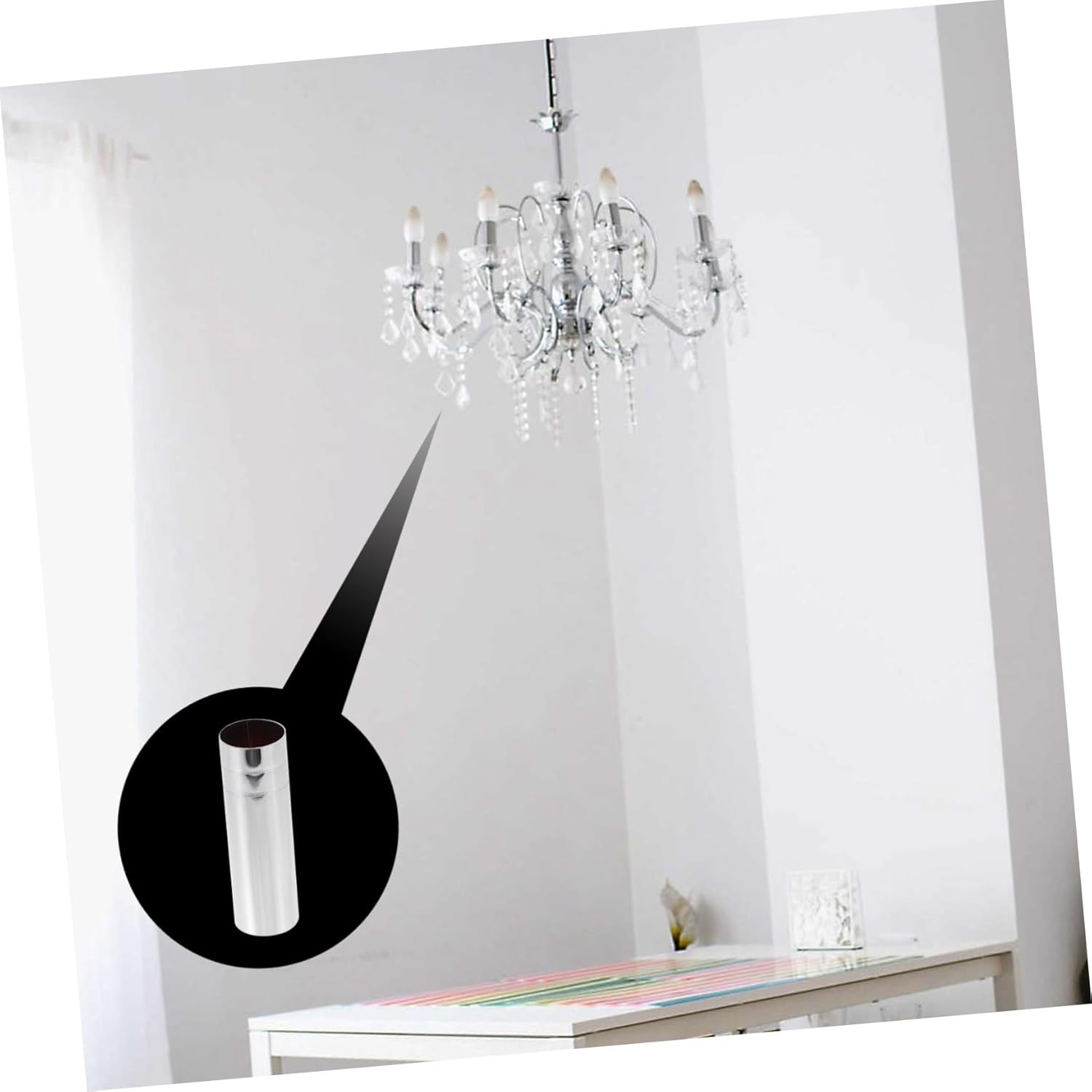 2Pcs Chandelier Lamp Holder Sleeves Retro Decorative Base Covers