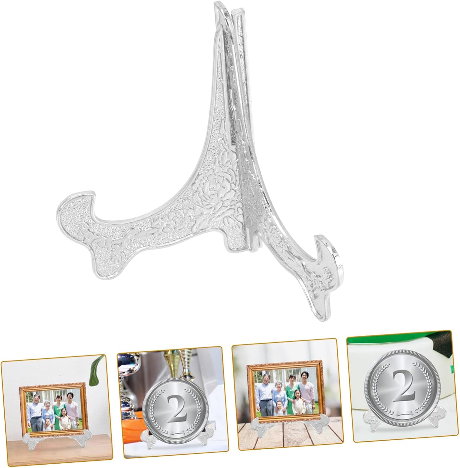 Cabilock Zinc Alloy Plate Display Stand for Home and Events
