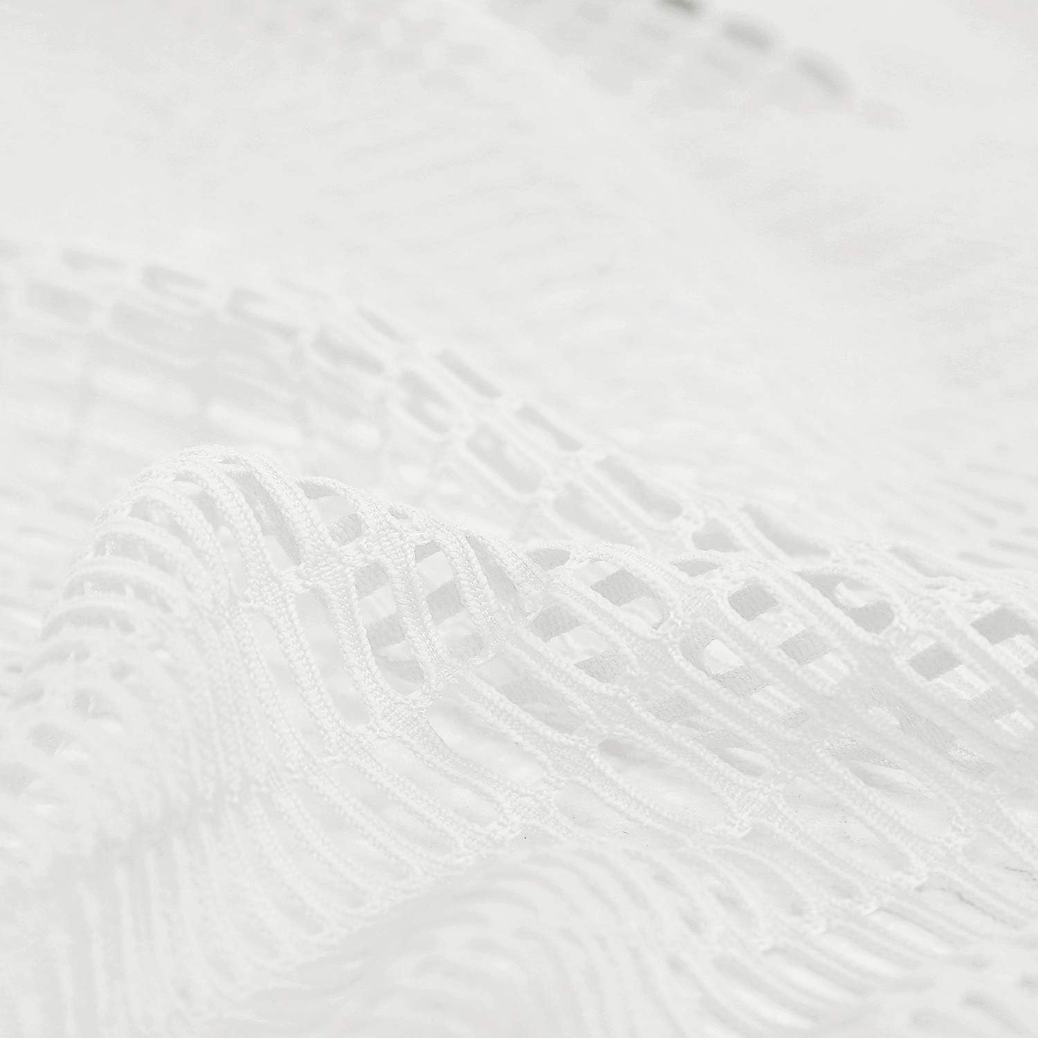 Macochico White Privacy Curtain for Medical Use 5ft x 8ft