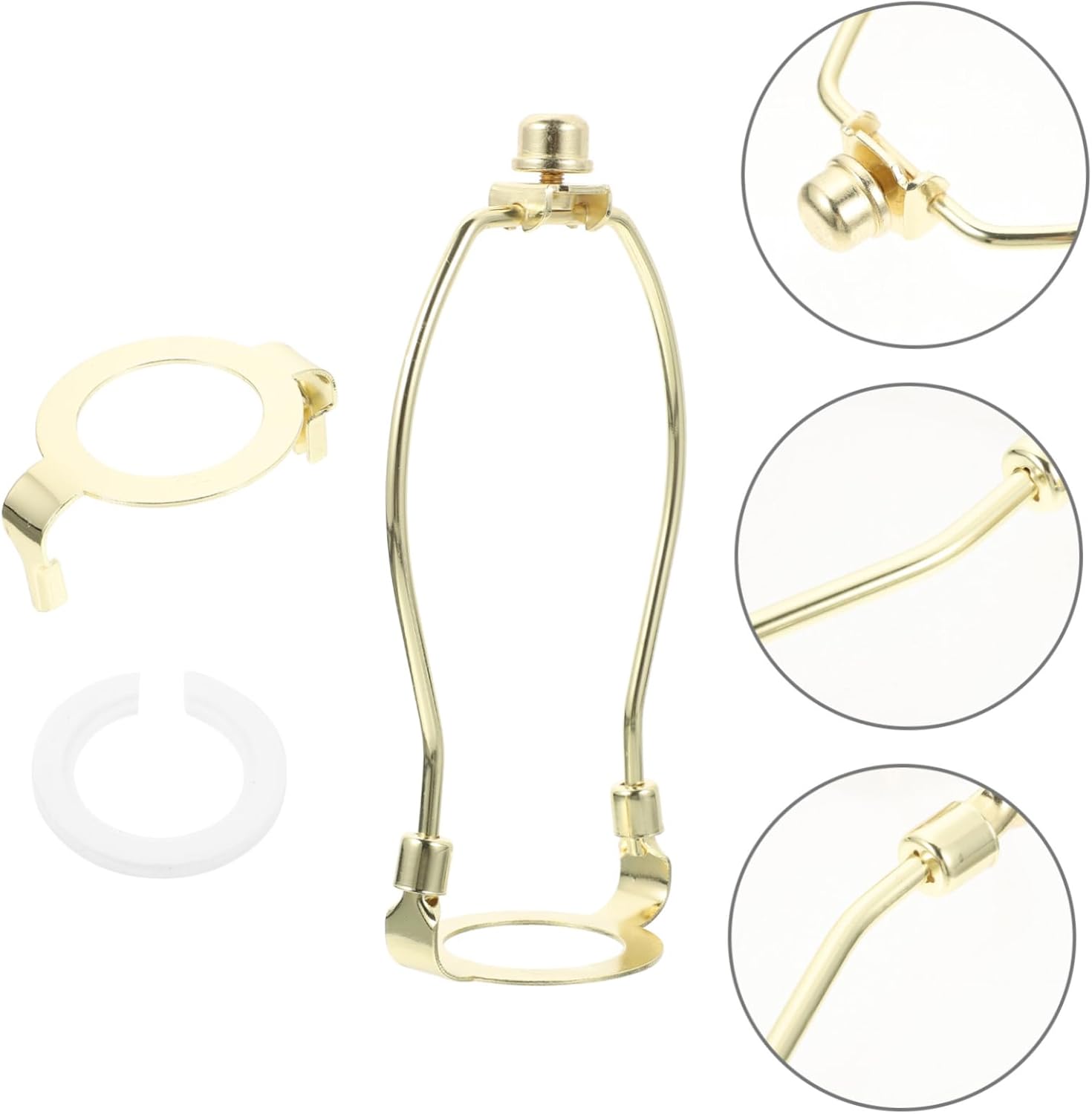 Veemoon Adjustable Lamp Shade Adapter Kit with Detachable Base