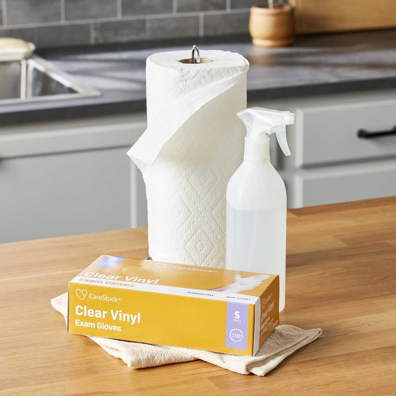 Clear Vinyl Exam Gloves 1000 Count Pack