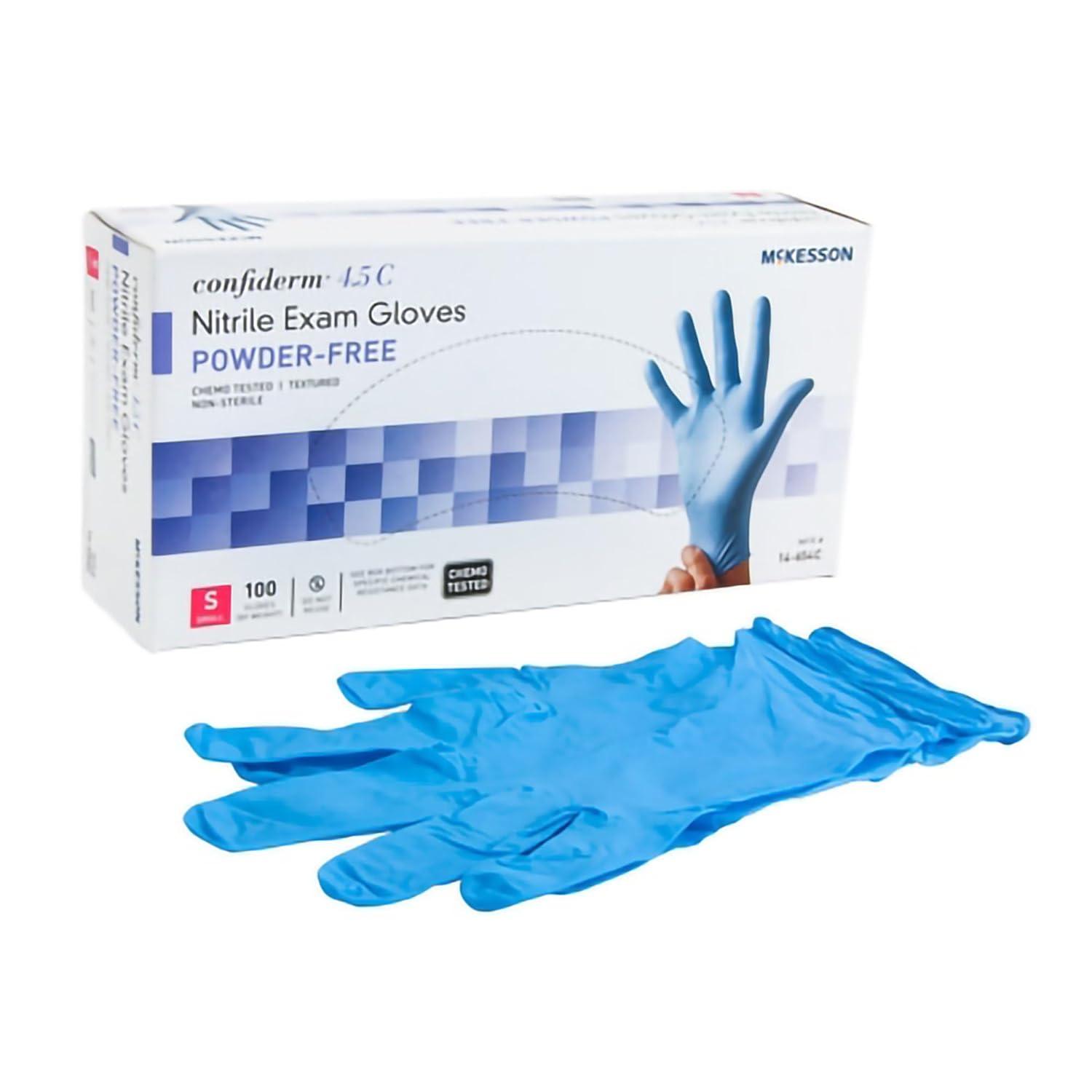 McKesson Confiderm 45C Nitrile Exam Gloves - 1000 Total